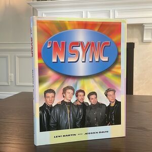 Vintage ‘N SYNC Hardcover Biography Book 2000 Excellent Used Condition 12” x 9”
